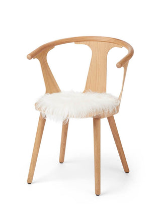 Sædehynde | Langhåret | New Zealand | D34 cm Hvid