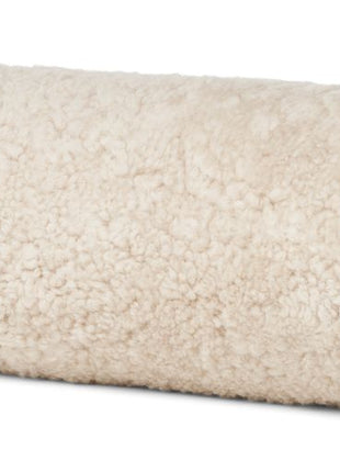 Lammeskindspude | Bolster | Korthåret | D20xL52 cm Beige