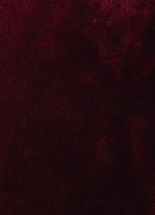 Angelina Lammeskindstæppe | Double Face Vinrød 