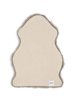 Merino Lammeeskind | Langhåret | New Zealand | Mini | 65x45 cm Mørk beige