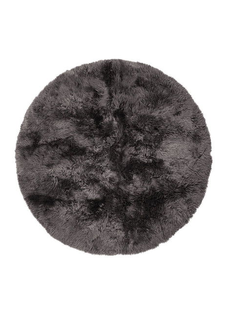 Gulvtæppe | Lammeskind | Langhåret | D140 cm