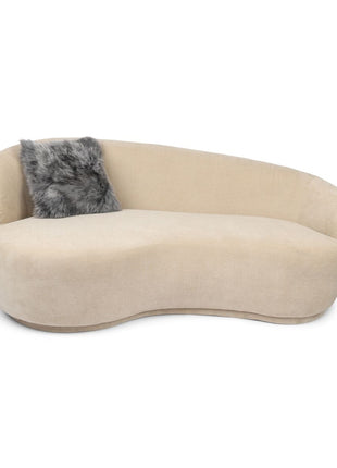 Lammeskindspude | Langhåret | Uden fyld | 40x40 cm Stålgrå