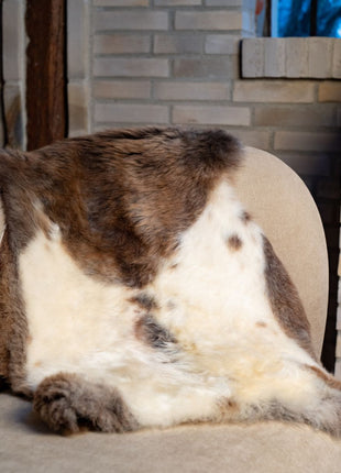 Lammeskind | Langhåret | 95x60 cm Mørkplettet