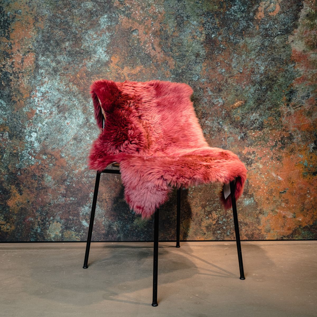 Lammeskind | Langhåret | 90+cm Fuchsia
