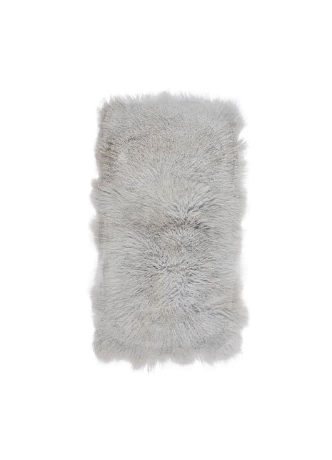 Uldplaid | Lammeskind | Langhåret | 120x60 cm