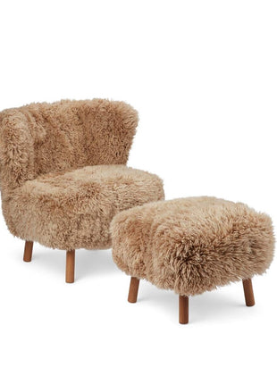 Emily fodskammel | Langhåret  Honning