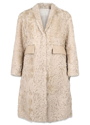 Sofia Jakke | Kalgan Lammeskind Beige