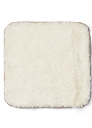 Sædehynder | Zero Waste | Lammeskind | Korthåret | 35x35 cm Hvid