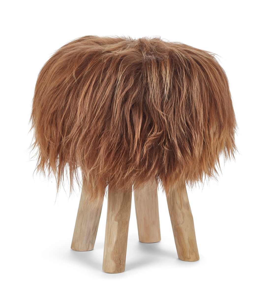Cover til Barstol/Skammel | Island | D35 cm Rustbrun