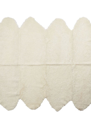 Gulvtæppe | Korthåret | New Zealand | 180x110 cm Hvid