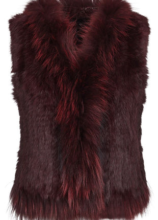 Anna vest Bordeaux