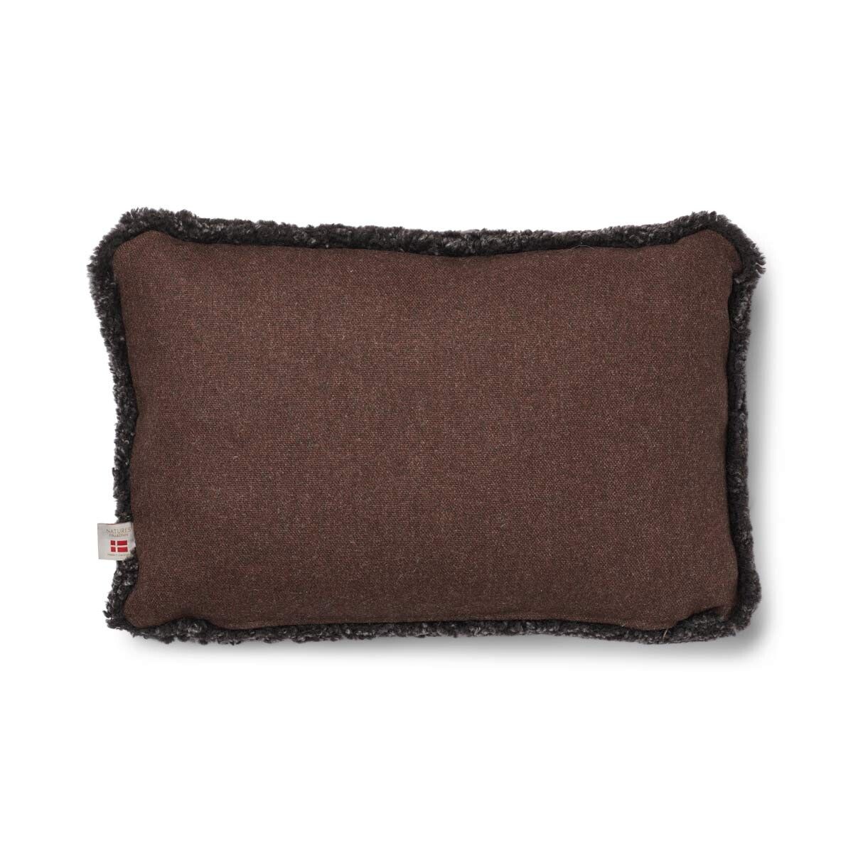 Classic Collection | Uldpude | Korthåret | 52x52 cm | 34x52 cm Brun/Cappuccino