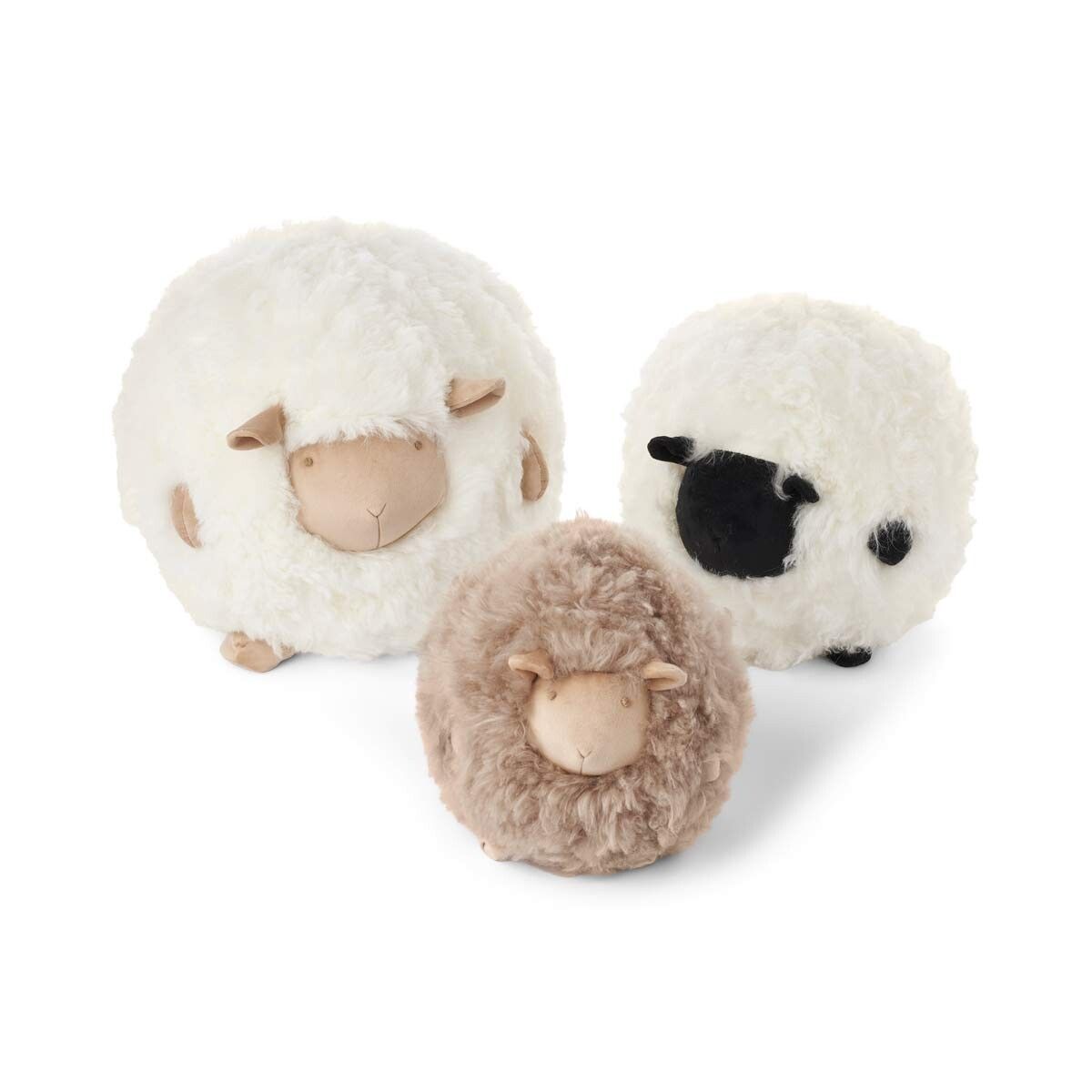 Cute Sheep | Korthåret | Ø20 cm  Beige/Hvid