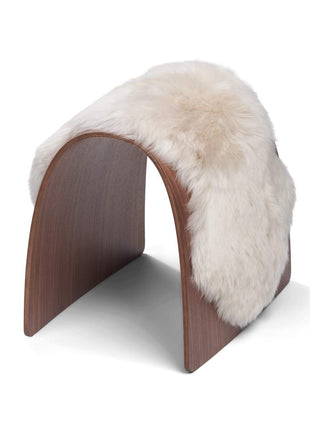 Betræk til skammel | Langhåret Beige