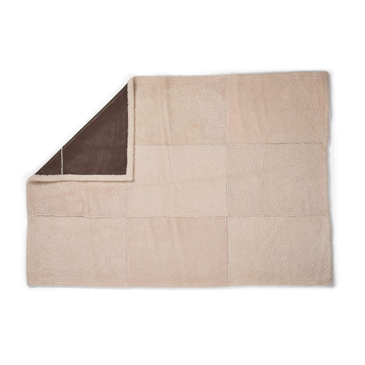 Addison plaid | Double Face | New Zealand Choko/Beige