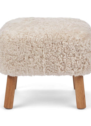 Emma Mini Fodskammel Beige