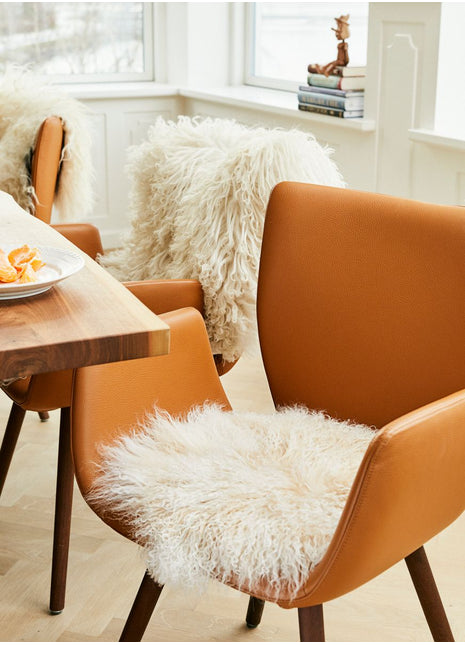 Sædehynde | Langhåret | D35 cm Mørkegrå