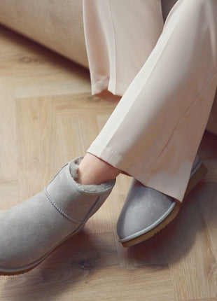 Bamsestøvler | Lammeskind Sort