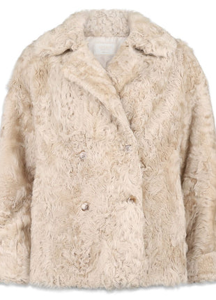 Valeria Jakke | Kalgan Lammeskind Beige