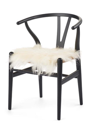 Sædehynde | Islandsk Lammeskind | Langhåret | 40x40 cm