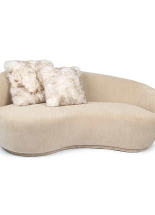 Lammeskindspude | Langhåret | Uden fyld | 50,5x50,5 cm Spottet