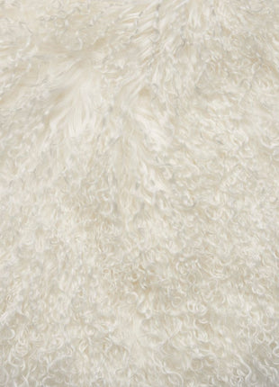 Gyngestol Tibetansk betræk Hvid