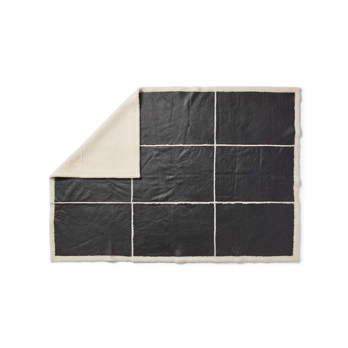 Addison plaid | Double Face | New Zealand Sort/Hvid