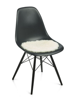 Sædehynde | Lammeskind | Premium | Korthåret | D38 cm Hvid