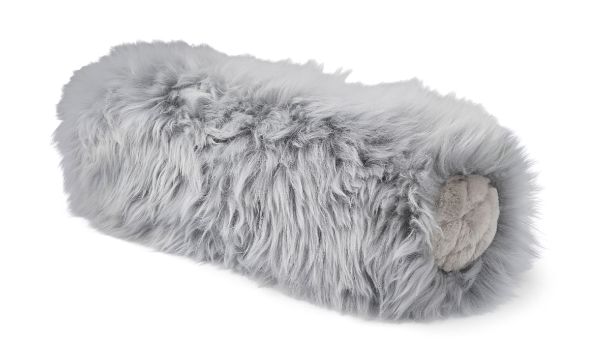Bolsterpude | Langhåret, moccasin | New Zealand | D20xL52 cm