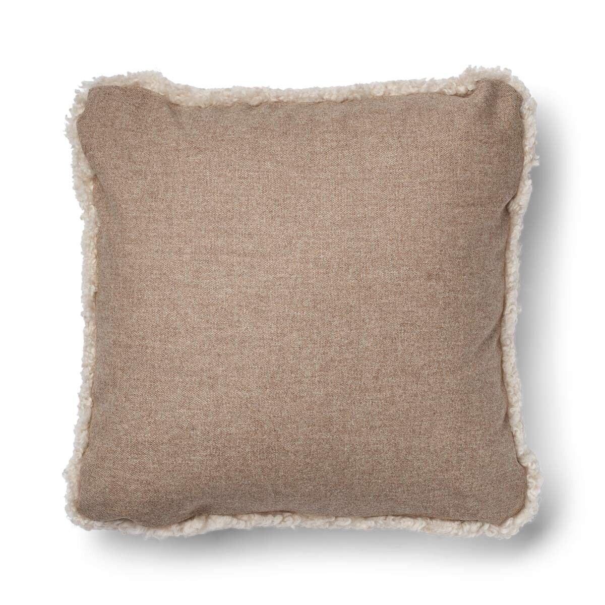 Classic Collection | Uldpude | Korthåret | 52x52 cm | 34x52 cm Beige/Pearl
