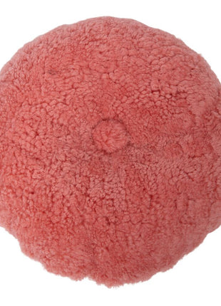 Rund pude | Dobbeltsidet | D40 cm Fersken