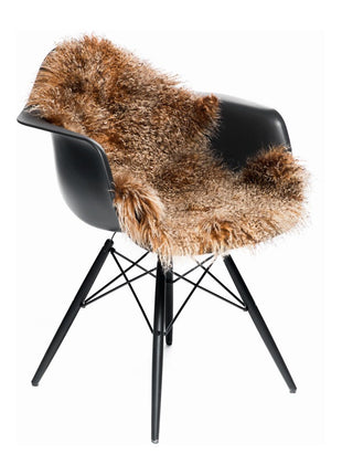 Lammeskind premium | Krøllet | Tibet | 135x50 cm Solnedgang