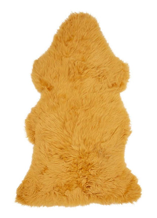 Lammeskind premium | Langhåret | New Zealand | 115x60 cm Gul