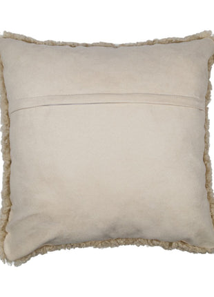 Lammeskindspude | Korthåret | New Zealand | 40x40 cm Beige