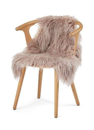 Lammeskind | Krøllet | Tibet | 85x50 cm Dove