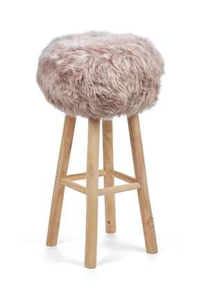 Betræk til barstol/skammel | Langhåret | New Zealand | D35 cm Dove