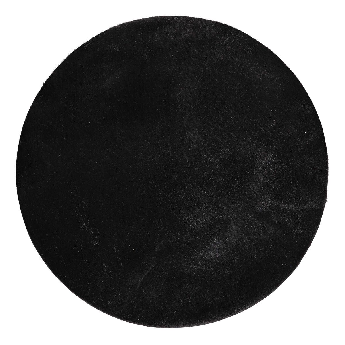 Sædehynde | Koskind | Ø37 cm Sort