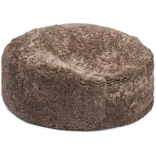 Sækkestol | Korthåret | New Zealand | D75xH28 cm  Taupe