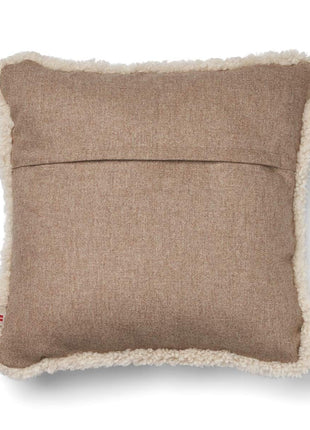 Lammeskindspude | Korthåret | 52x52 cm Beige / Beige
