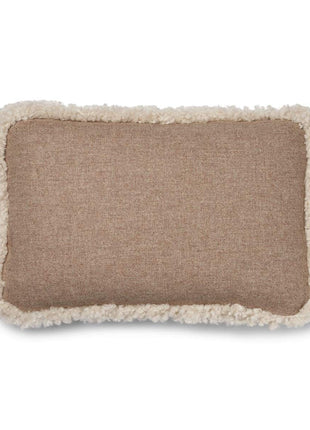 Classic Collection | Uldpude | Korthåret | Dobbeltsidet | 52x52 cm | 34x52 cm Beige/Pearl