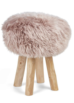 Betræk til barstol/skammel | Langhåret | New Zealand | D35 cm Dove