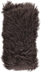 Lammeskindpude | Krøllet | Tibet | 28x56 cm Taupe