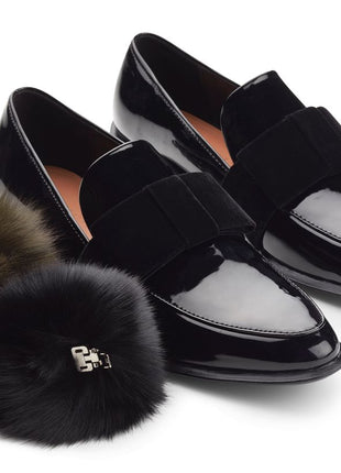 Sko Pom Pom Clip Khaki