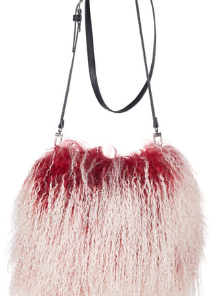 Jasmin Muffetaske Kinderød / Hvid