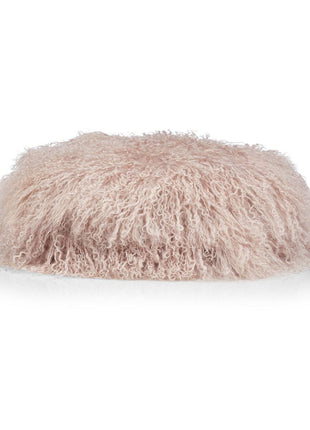 Betræk til barstol/skammel | Krøllet | Tibet | D35 cm Dove