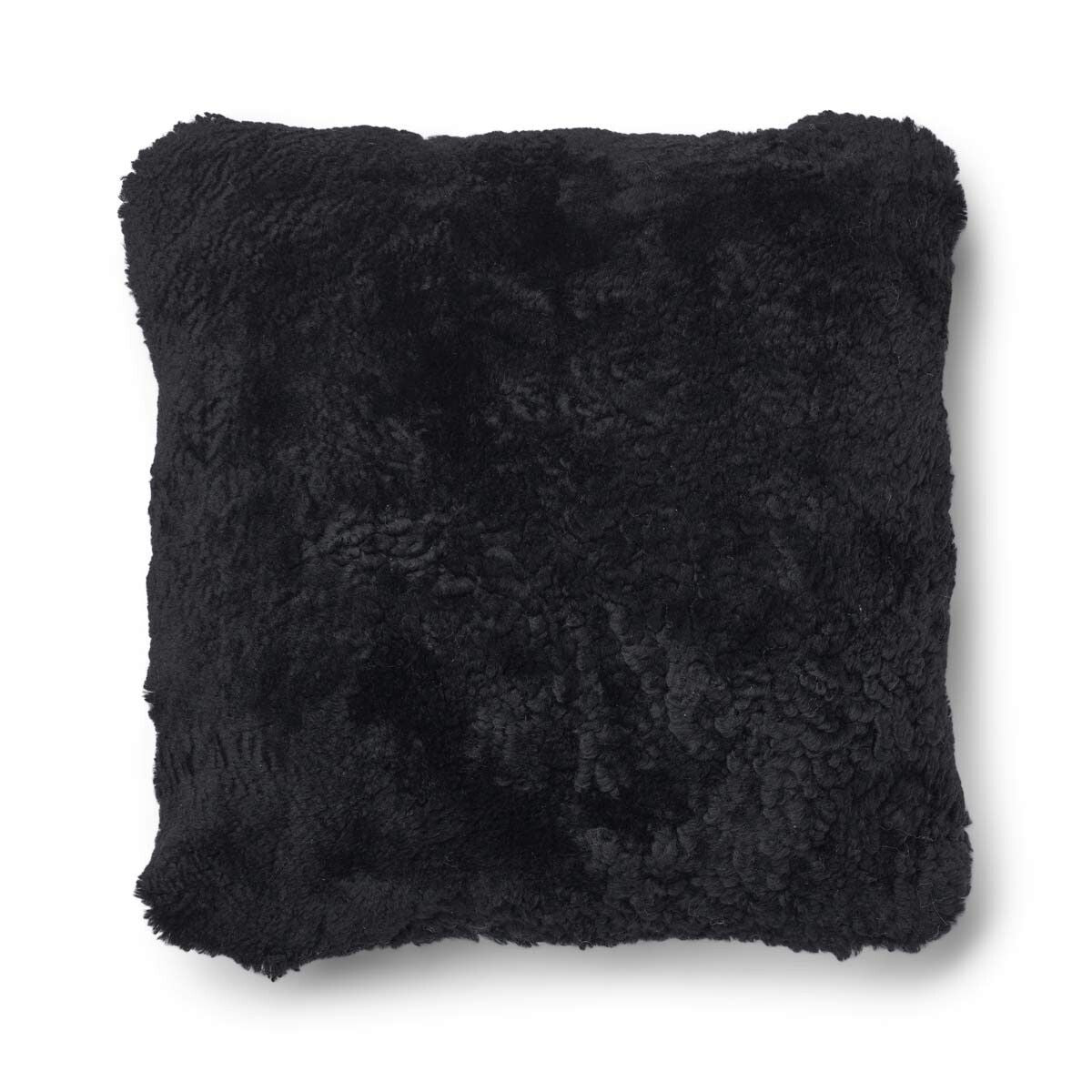 Classic Collection | Uldpude | Korthåret | 52x52 cm | 34x52 cm Koksgrå/Sort