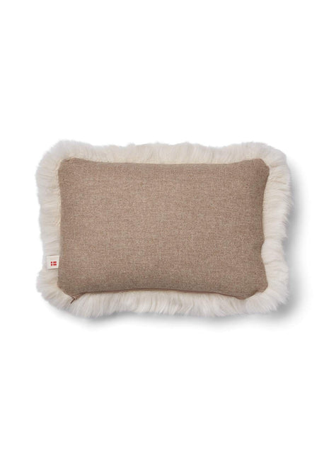 Lammeskindspude | Langhåret | 34x52 cm