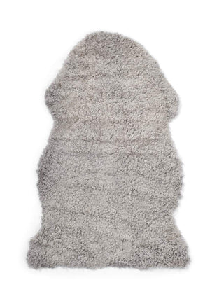 Merino Lammeskind | Korthåret | 90x55 cm Lysegrå