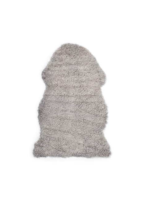 Merino Lammeskind | Korthåret | 90x55 cm Lysegrå