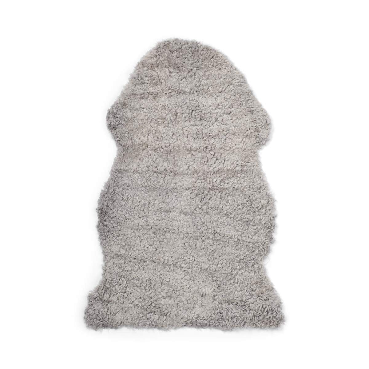 Merino Lammeskind | korthåret | ca. 90x60 cm Grå